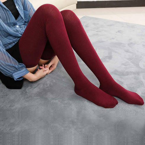 Women's cotton socks over the knee socks creative high socks - ROUTINE FASHION